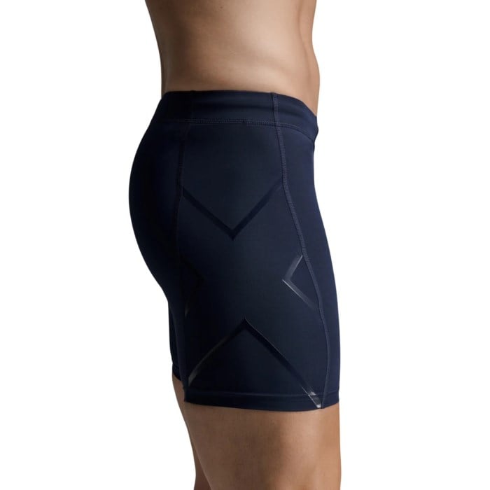 2XU Compression Mens Half Shorts - Navy/Navy