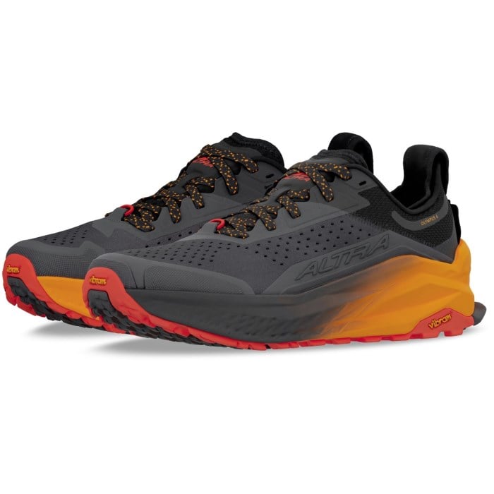 Altra Olympus 6 - Mens Trail Running Shoes - Black/Orange