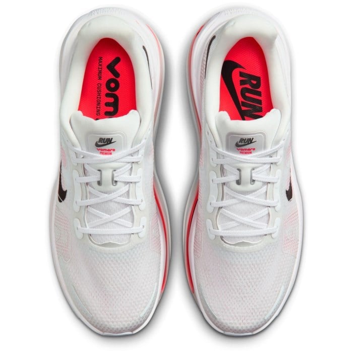 Nike Vomero Premium - Mens Running Shoes - White/Black/Bright Crimson/Photon Dust