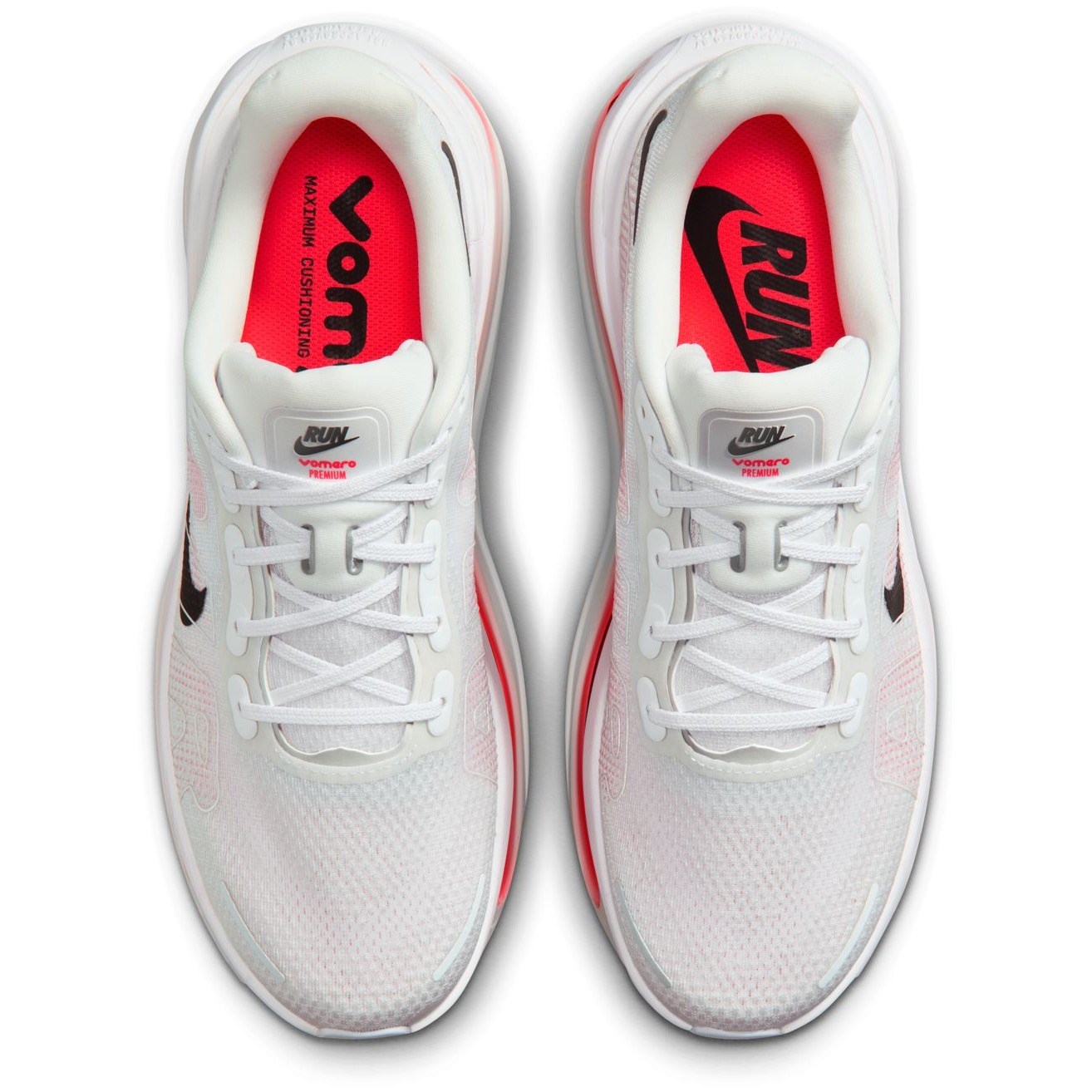 Nike Vomero Premium - Mens Running Shoes - White/Black/Bright Crimson/Photon Dust