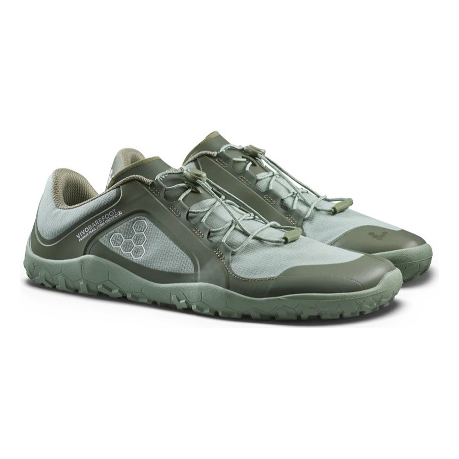 Vivobarefoot Primus Trail III All Weather FG - Mens Trail Running Shoes - Moss - image 5
