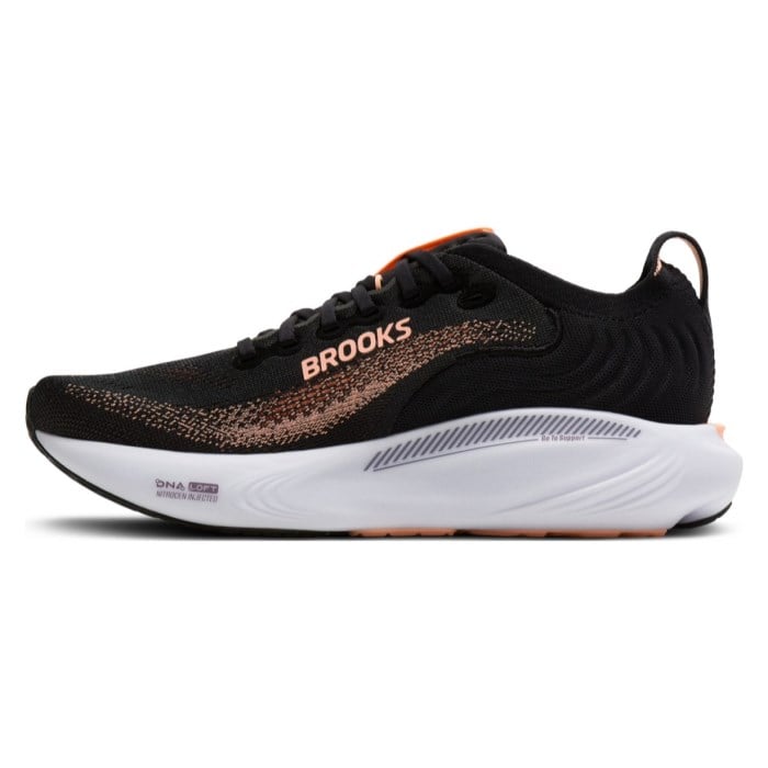 Brooks Adrenaline GTS 25 - Womens Running Shoes - Black/Peach/Mullied Grape - image 2