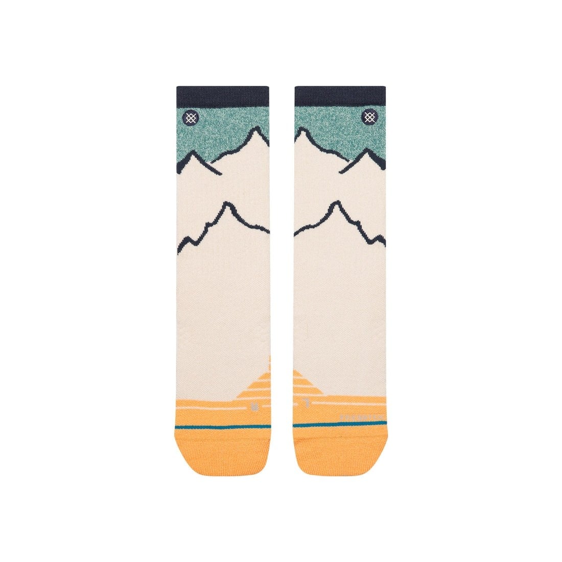Stance Run Light Unisex Crew Socks - Peaking Hike Tan