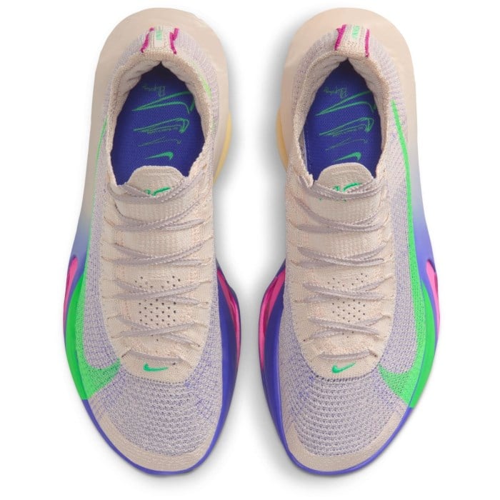 Nike Alphafly 3 EK - Mens Road Racing Shoes - Silt Red/Green Shock/Bright Ceramic