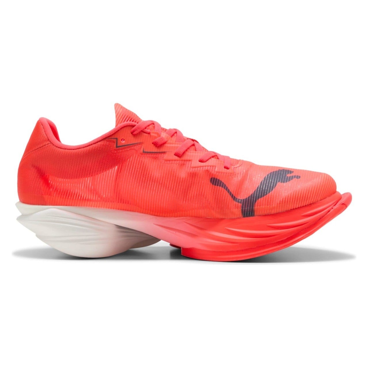 Puma Fast-R 3 Nitro Elite - Mens Racing Shoes - Ultra Red/Inky Depths/White - image 2