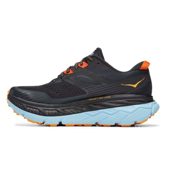 Hoka Stinson ATR 6 - Mens Trail Running Shoes - Blue Graphite/Summer Song