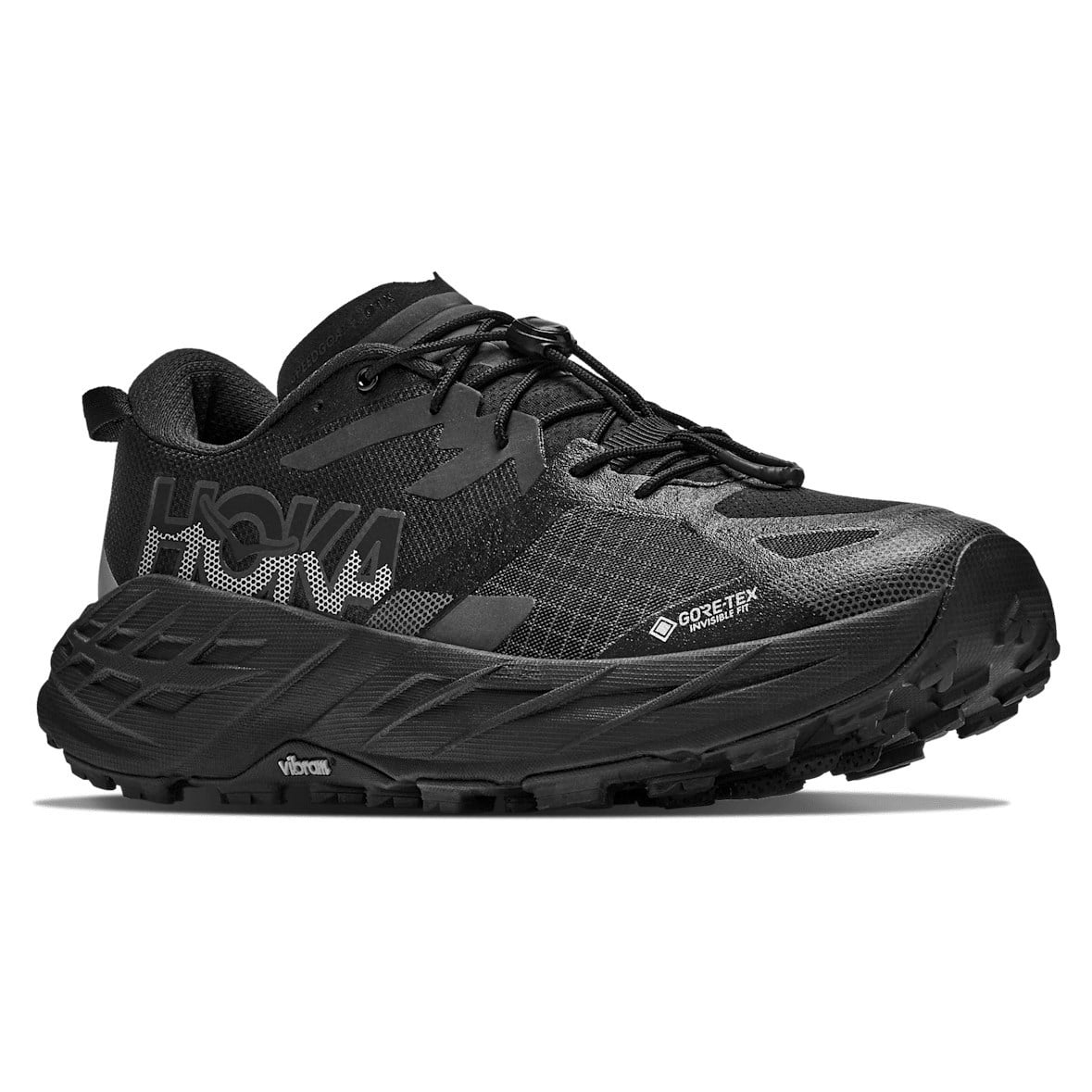 Hoka Speedgoat 7 GTX - Womens Trail Running Shoes - Black/Carbon Black - image 6