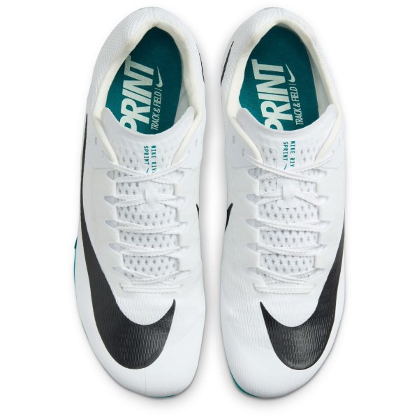 Nike Zoom Rival Sprint - Unisex Sprint Spikes - White/Black/Bright Spruce/Vapor Green