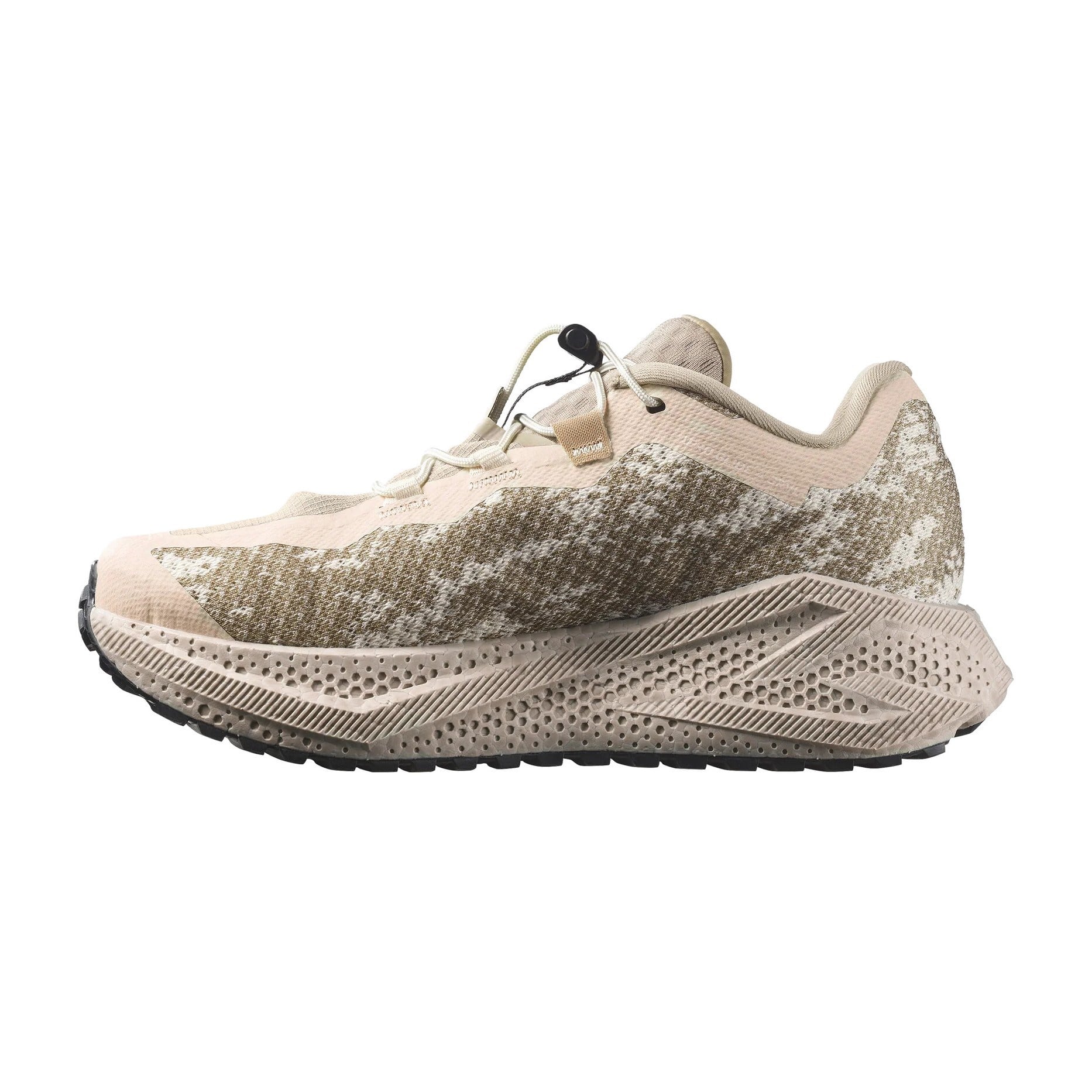 Salomon Aero Glide 4 GRVL - Womens Running Shoes - Tapioca/Desert Tan/Burbo - image 2
