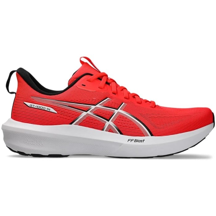 Asics GT-1000 14 - Mens Running Shoes - Flash Red/Black