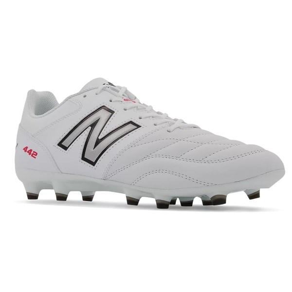 New Balance 442 v2 Team FG - Mens Football Boots - White/Black