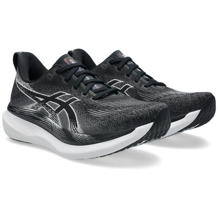 Asics GlideRide Max 2 - Mens Running Shoes - Black/White
