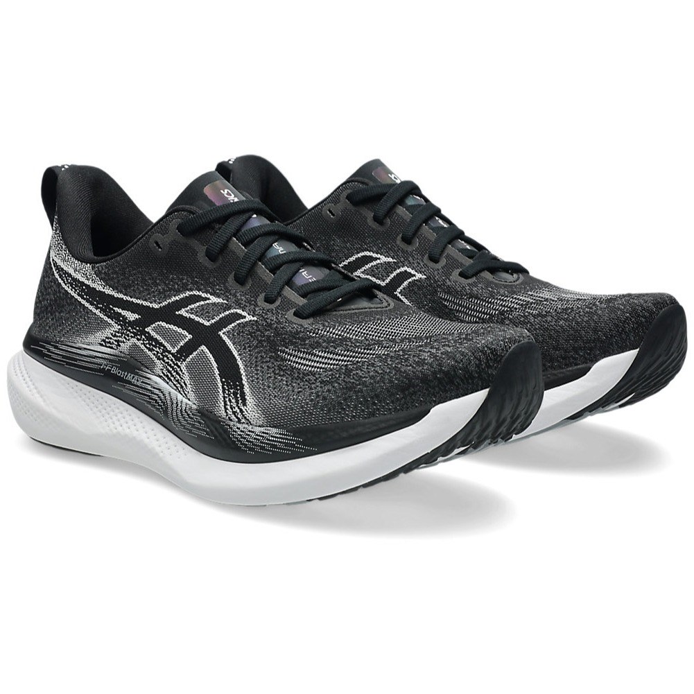 Asics GlideRide Max 2 - Mens Running Shoes - Black/White