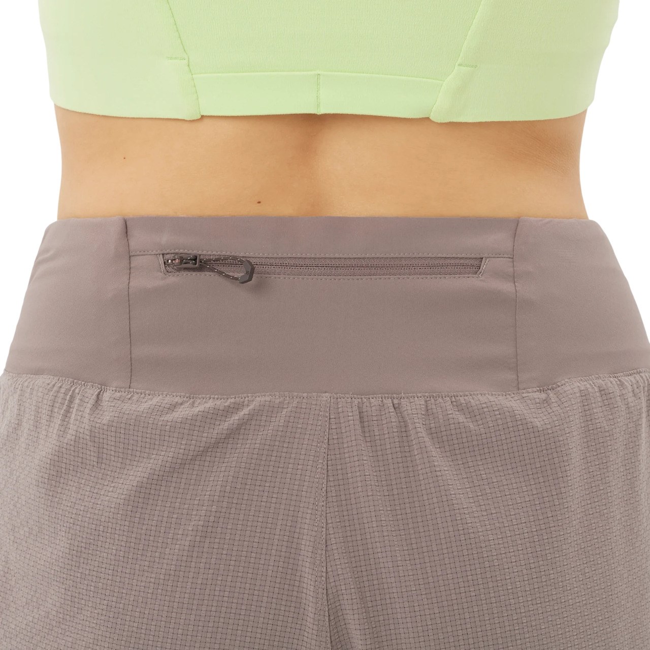 Salomon Sense Aero Stow 4 Inch Womens Running Shorts - Iron