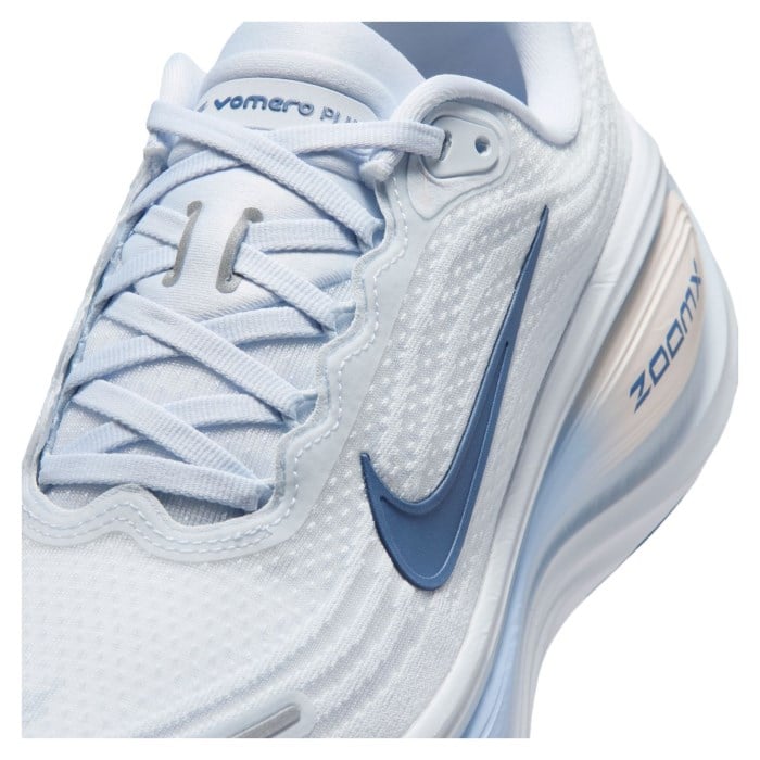 Nike Vomero Plus - Womens Running Shoes - White/Aluminium/Football Grey - image 8