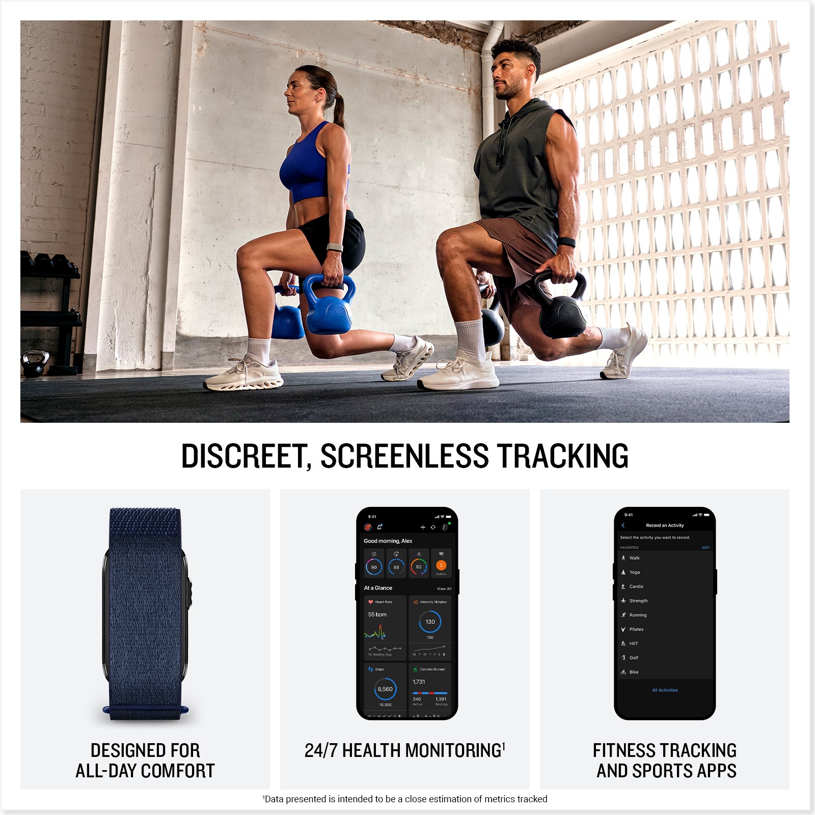 Garmin Cirqa Smart Band - Captain Blue - image 7