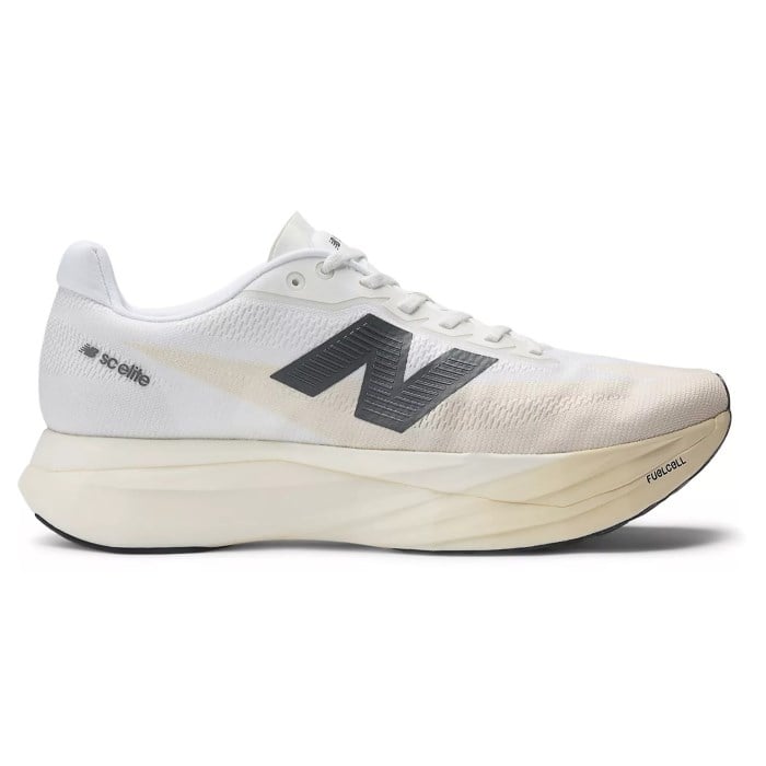 New Balance FuelCell Supercomp Elite v5 - Mens Racing Shoes - Linen/Sea Salt/Shipyard