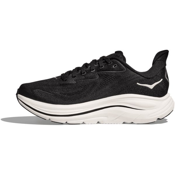 Hoka Clifton 10 - Mens Running Shoes - Black/White