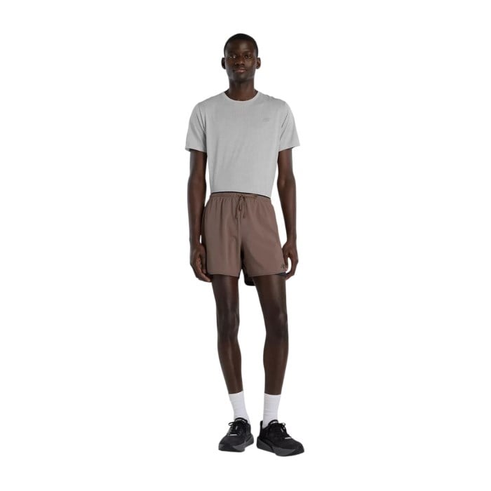 New Balance RC Essential 5 Inch Mens Shorts - Cortado/Slate Grey