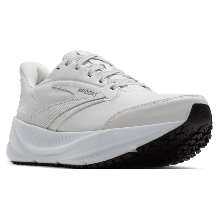 Brooks Ghost Max 4 Slip Resistant - Mens Walking Shoes - White/White - image 2