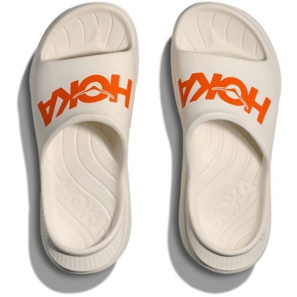 Hoka Ora Athletic Slide 3 - Unisex Recovery Slides - Frost/Lava