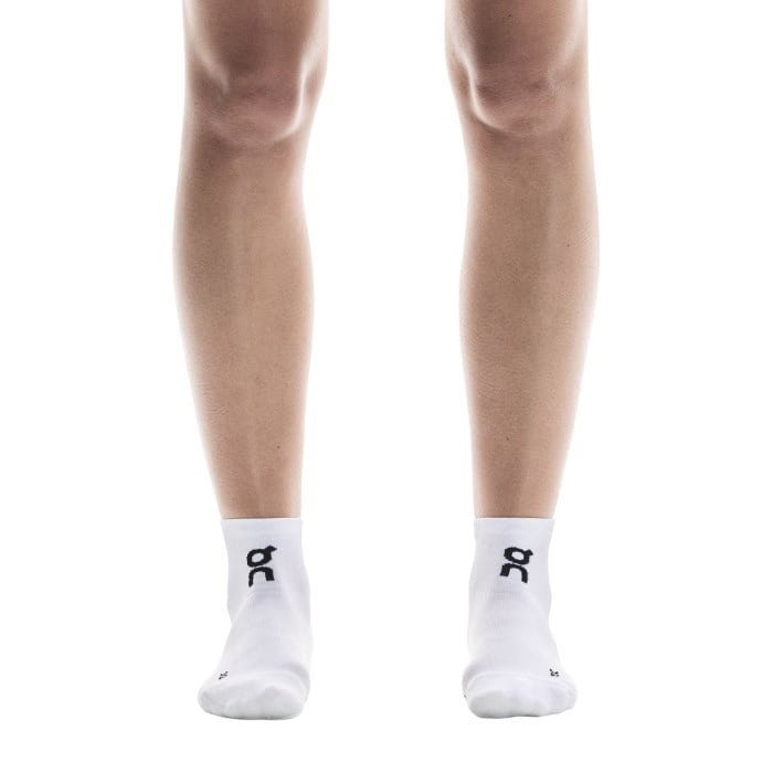 On Core Run Sock Mid - 2 Pack - White