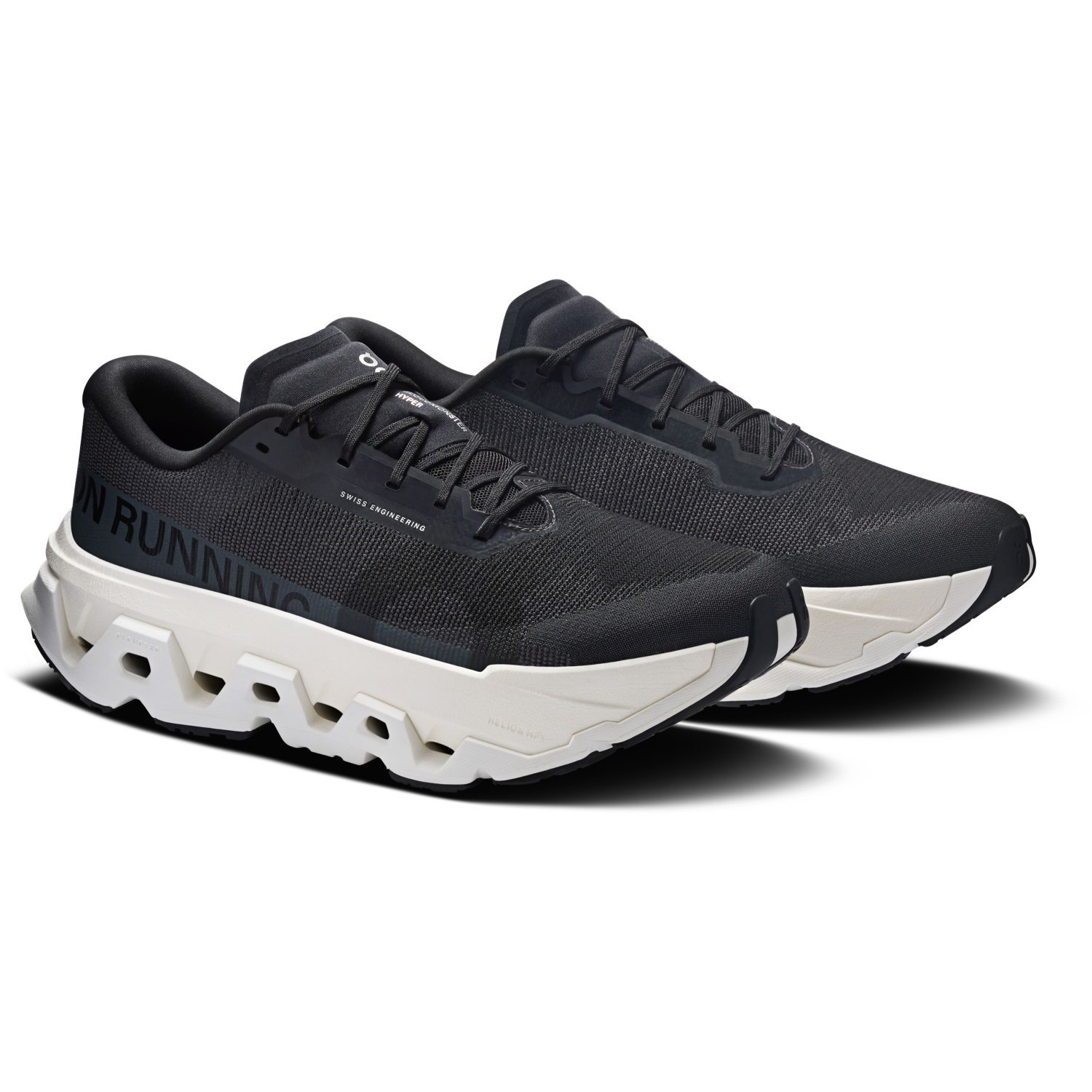 On Cloudmonster Hyper 3 - Mens Running Shoes - Black/Ivory