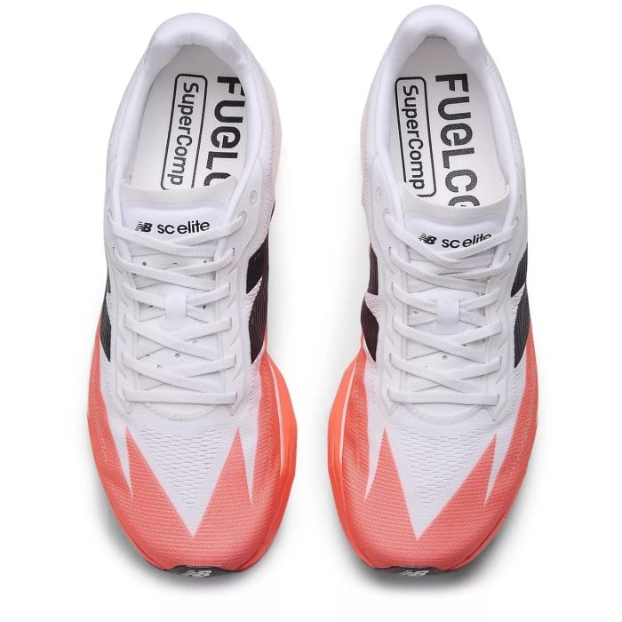 New Balance FuelCell Supercomp Elite v5 - Mens Racing Shoes - Urgent Red/White/Black