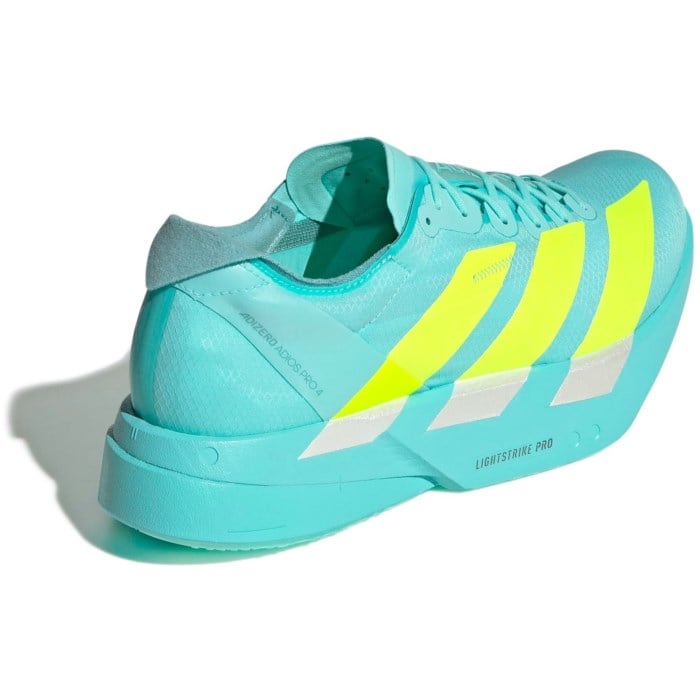 Adidas Adizero Adios Pro 4 - Mens Racing Shoes - Flash Aqua/Lucid Lemon/Mint Ton