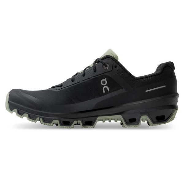 On Cloudventure 3 - Mens Trail Running Shoes - Black/Reseda