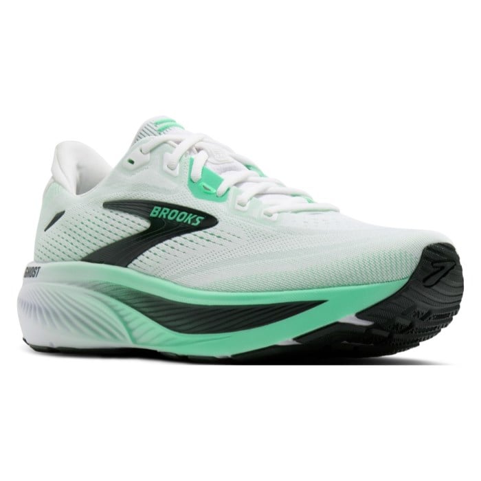Brooks Ghost 18 - Mens Running Shoes - White/Spring Bud/Spruce - image 6