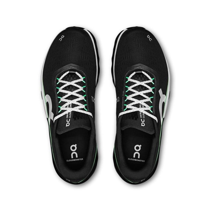 On Cloudmonster 2 - Mens Running Shoes - Black/Glacier