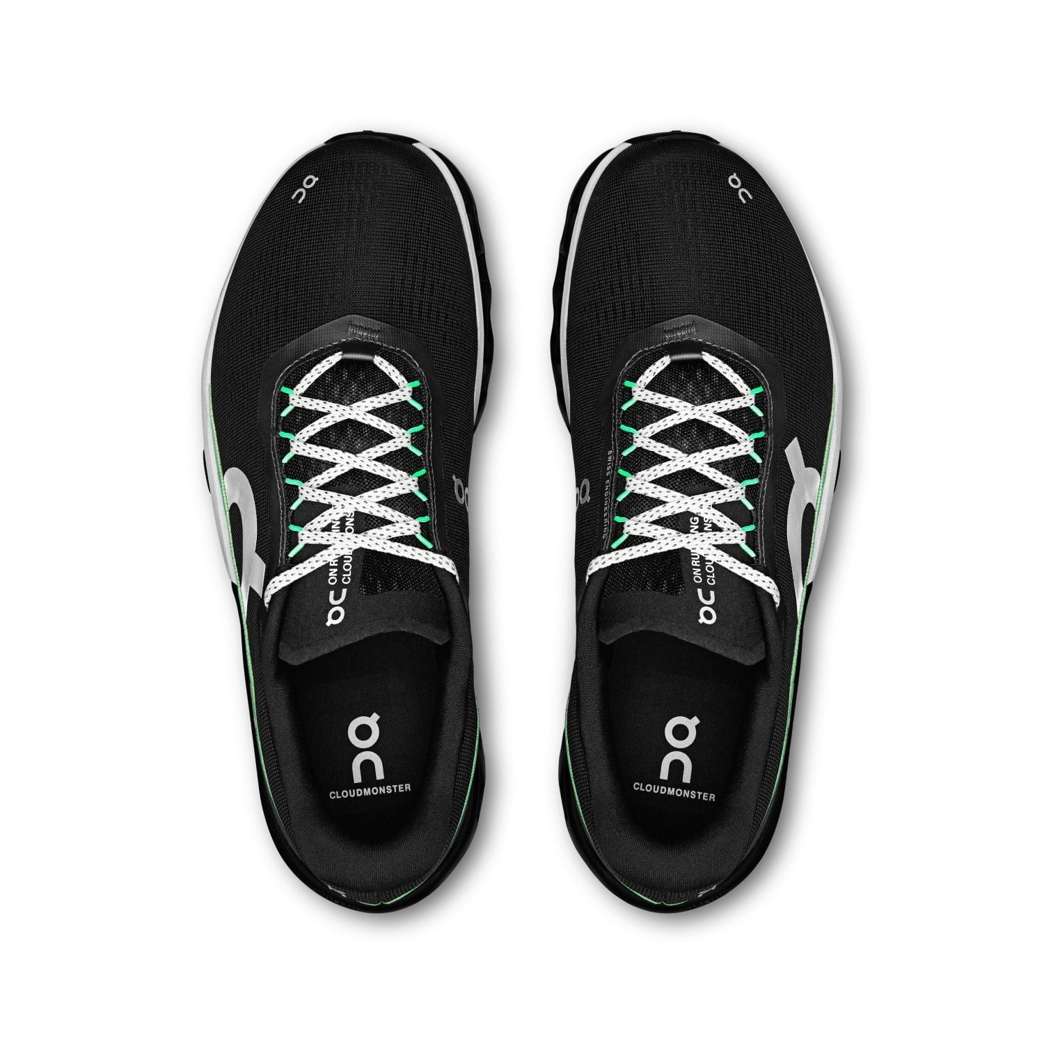 On Cloudmonster 2 - Mens Running Shoes - Black/Glacier