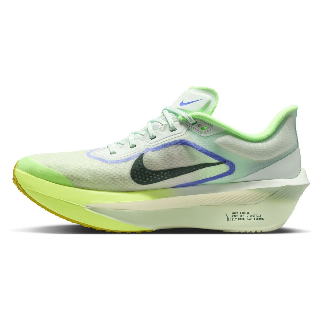 Nike Zoom Fly 6 - Mens Running Shoes - Barely Green/Black Spruce/Volt Ice