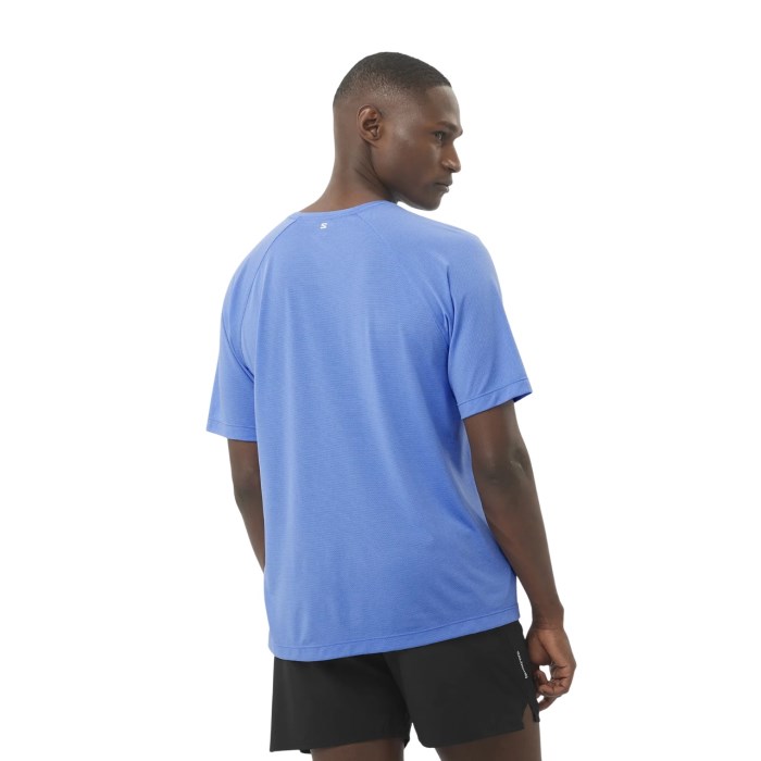 Salomon Shakeout Core Mens Short Sleeve T-Shirt - Ultramarine