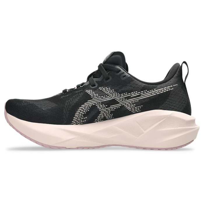Asics NovaBlast 5 - Womens Running Shoes - Black/Pearl Pink