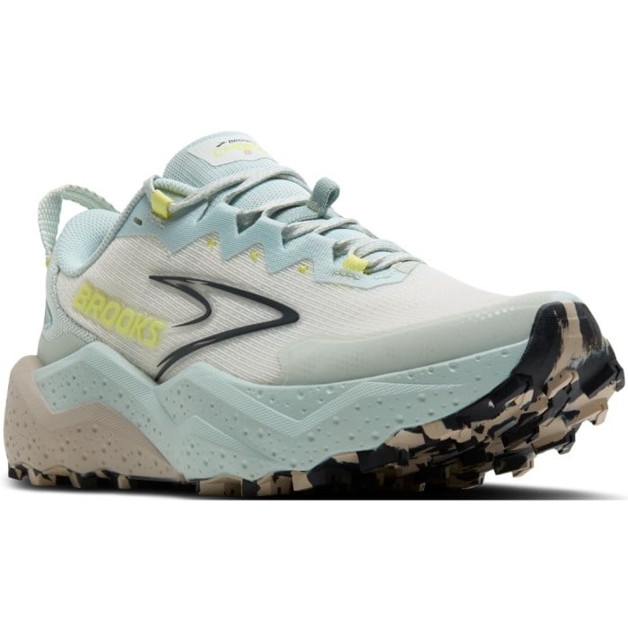 Brooks Caldera 8 - Womens Trail Running Shoes - Misty Blue/Coconut/Chat