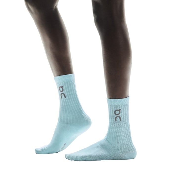 On Running Crew Logo Sock High - 3 Pack - Desert/Wash
