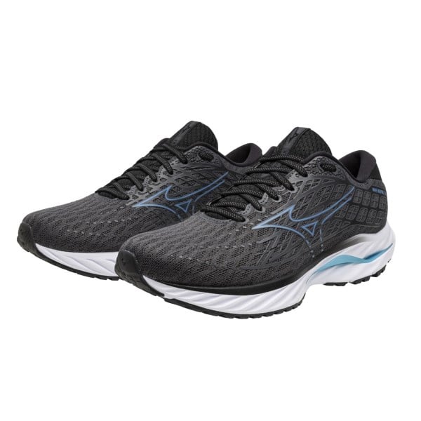 Mizuno Wave Inspire 20 - Mens Running Shoes - Iron Gate/Parisian Blue/Black