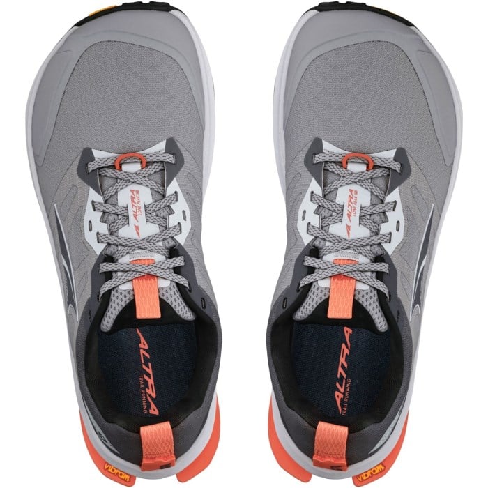 Altra Lone Peak 9+ - Womens Trail Running Shoes - Gray/Orange - image 3