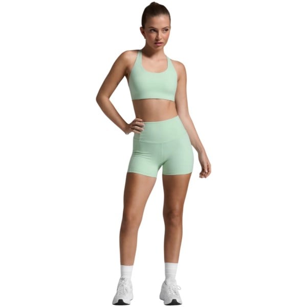2XU Form Soft Touch Hi-Rise Womens 4 Inch Compression Shorts - Digital Mint/Digital Mint