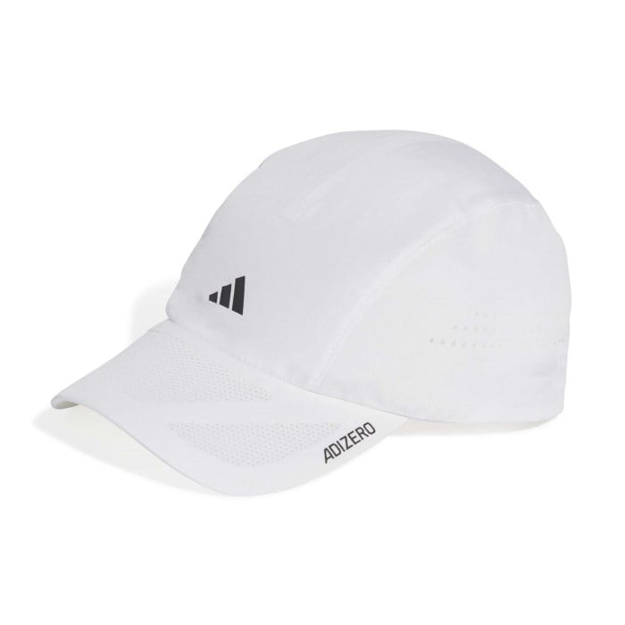 adidas RUNxADIZERO Lightweight Climacool Cap - White/Black Reflective