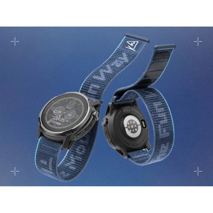 Coros The Mountain Way Kilian Jornet Edition 24mm Watch Band - Blue