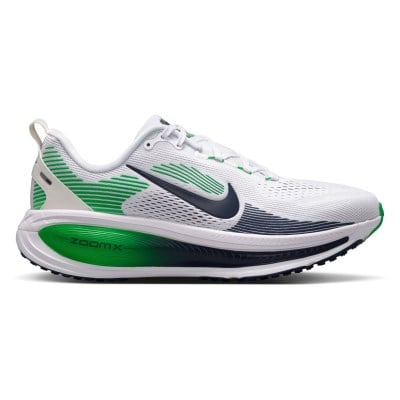 Nike Vomero 18 - Mens Running Shoes - White/Midnight Navy/Green Spark