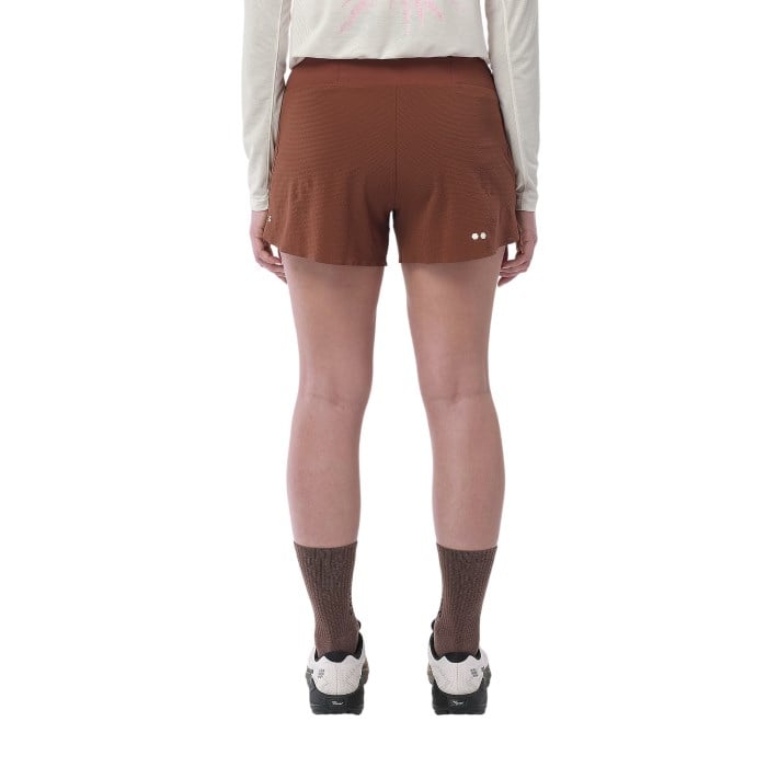 Salomon Sense Aero Stow Womens Running Shorts - Burnt Umber - image 2