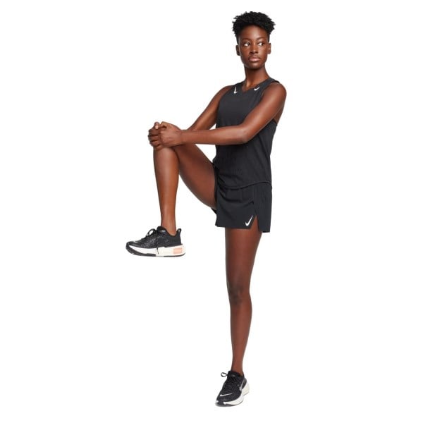 Nike Dri-Fit Aeroswift Womens Running Singlet - Black/White