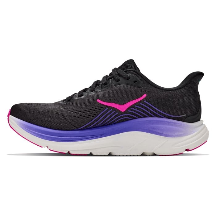 Hoka Clifton 11 - Womens Running Shoes - Black/Neon Nebula - image 3