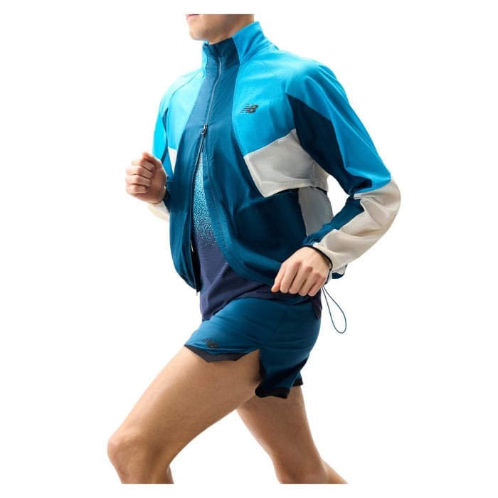 New Balance RC Essential 5 Inch Mens Shorts - Storm/Sea - image 6