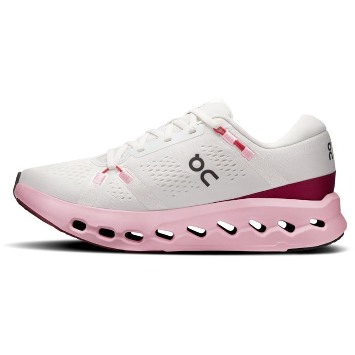 On Cloudsurfer 2 - Womens Running Shoes - Ivory/Peony