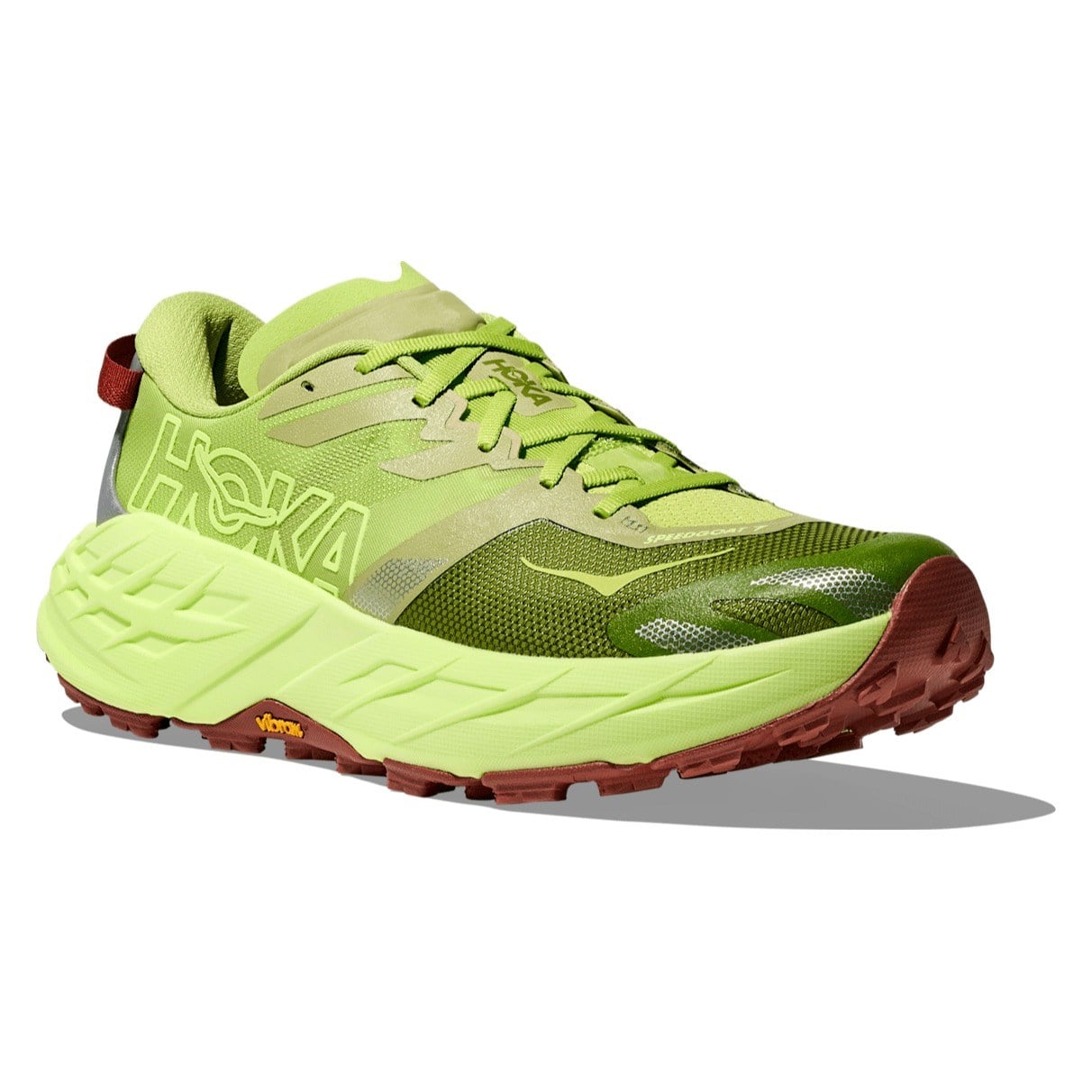 Hoka Speedgoat 7 - Mens Trail Running Shoes - Kiwi/Neon Yuzu